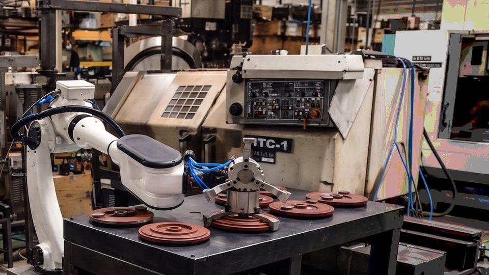 Machine Tending robot application by ACE Robotics